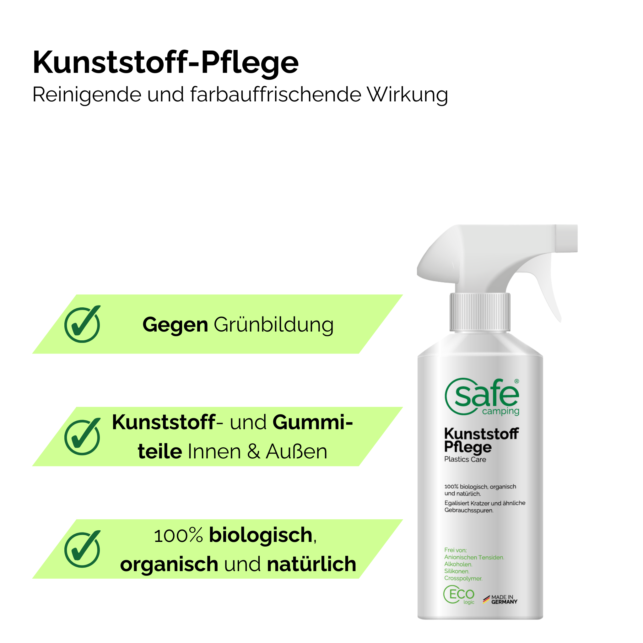 SAFE CAMPING Kunststoff-Pflege / Plastics Care – Bild 3
