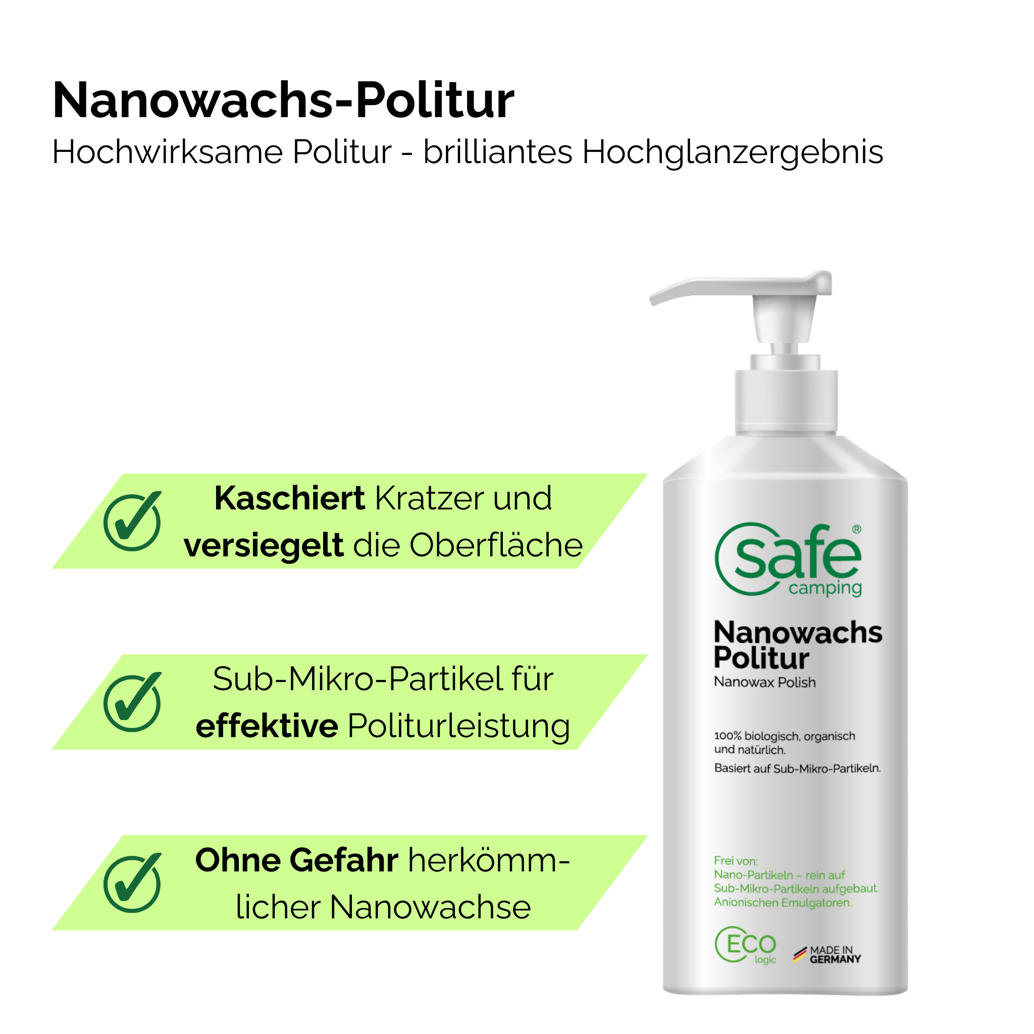 SAFE CAMPING Nanowachs-Politur/ Nanowax Polish – Bild 2